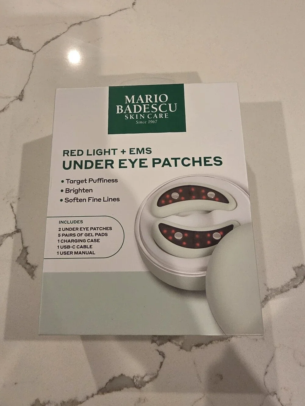 Brand NEW Mario Badescu Red Light + EMS Under Eye Patches